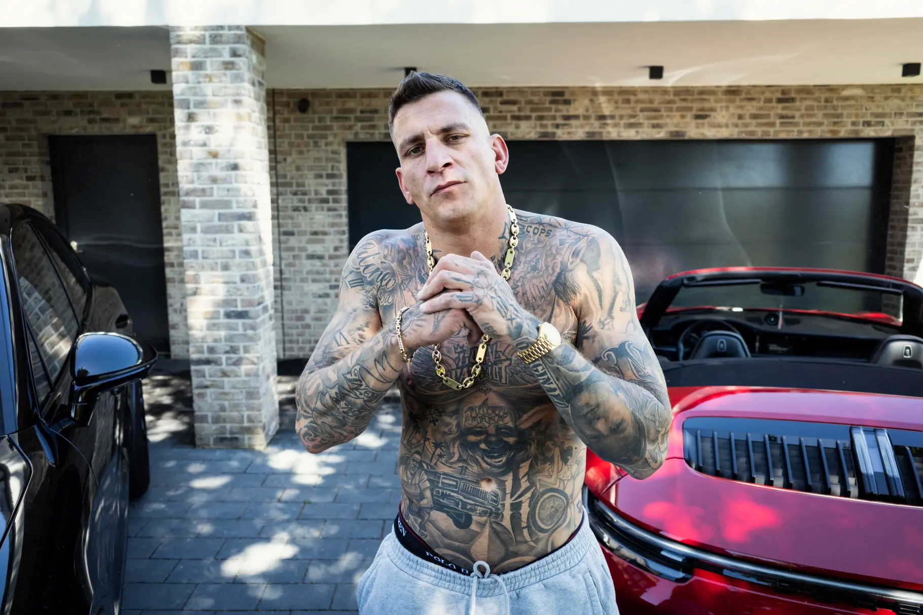 Press photo of German rapper Gzuz, booked for Melkweg Amsterdam on 3 September 2026