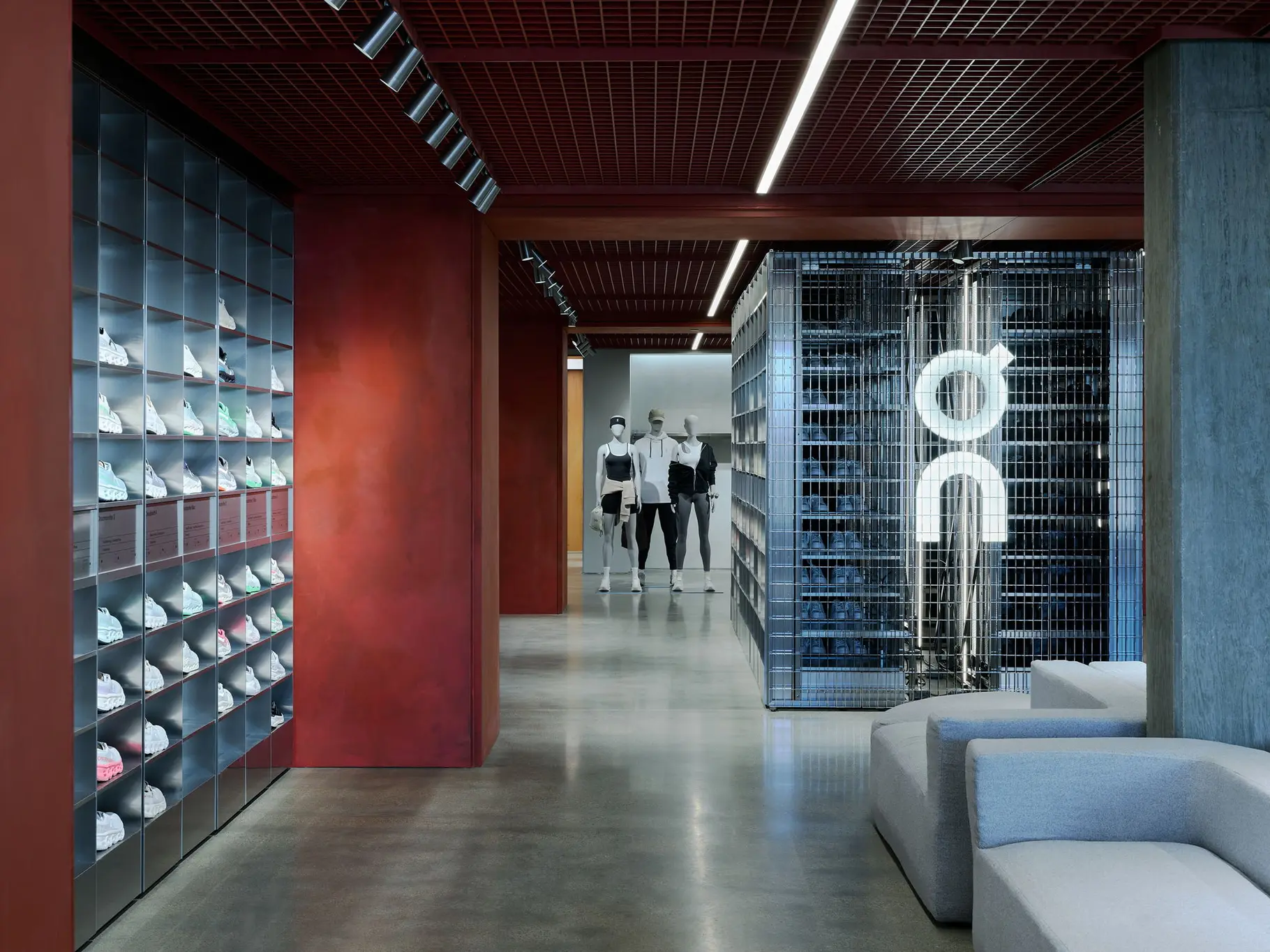 Exterior of On's Chestnut Street store in San Francisco, one of four new California locations.