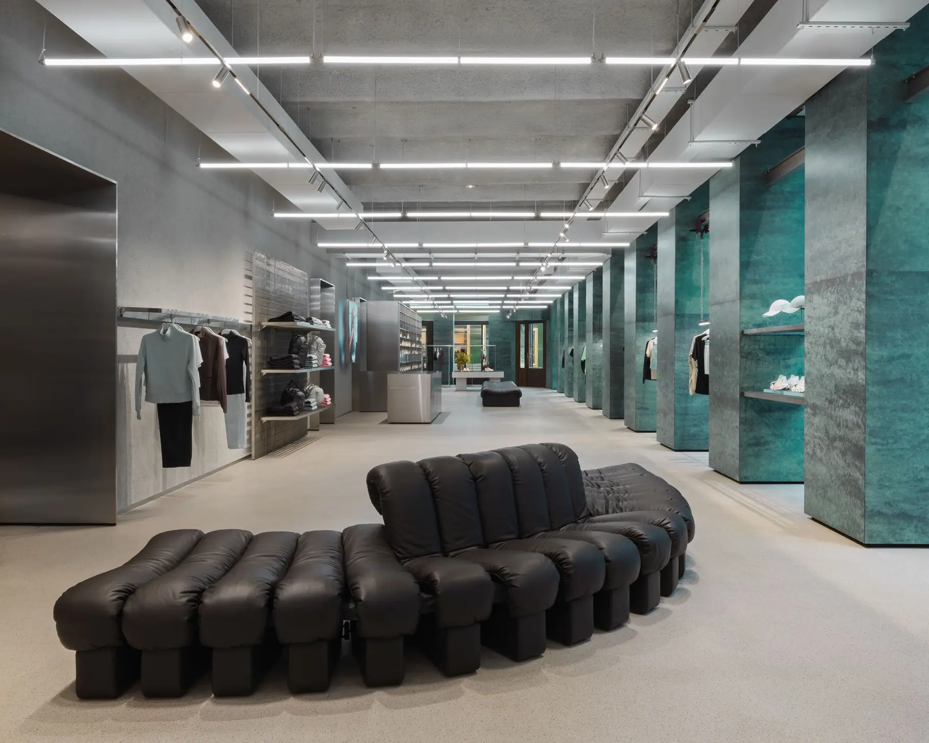 On store interior in Vienna