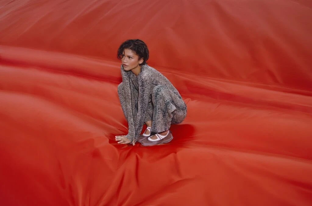 Zendaya styled head to toe in On's FW26 action film-inspired campaign imagery