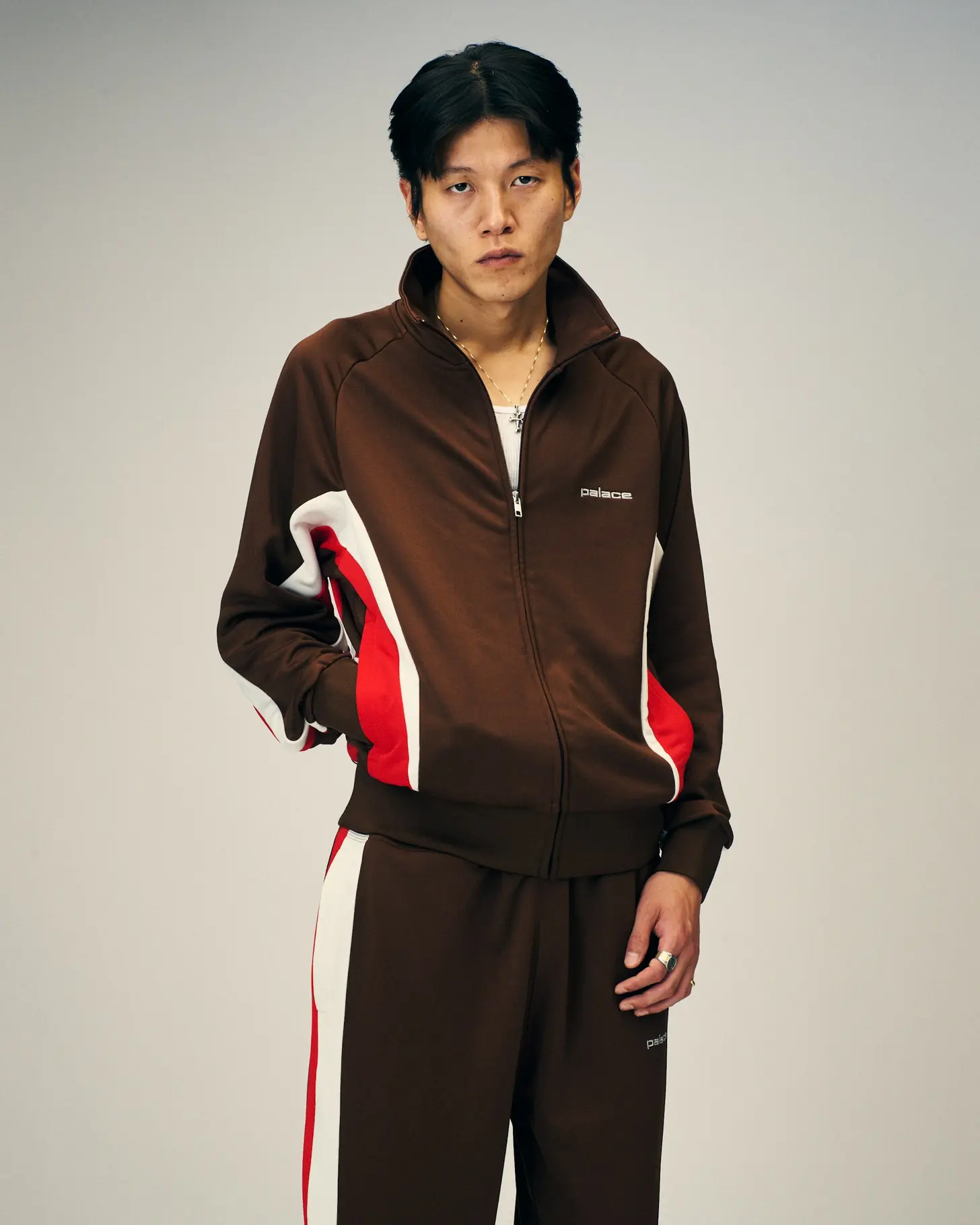 Model wearing another Realtree camo piece from Palace Winter 2026 lookbook