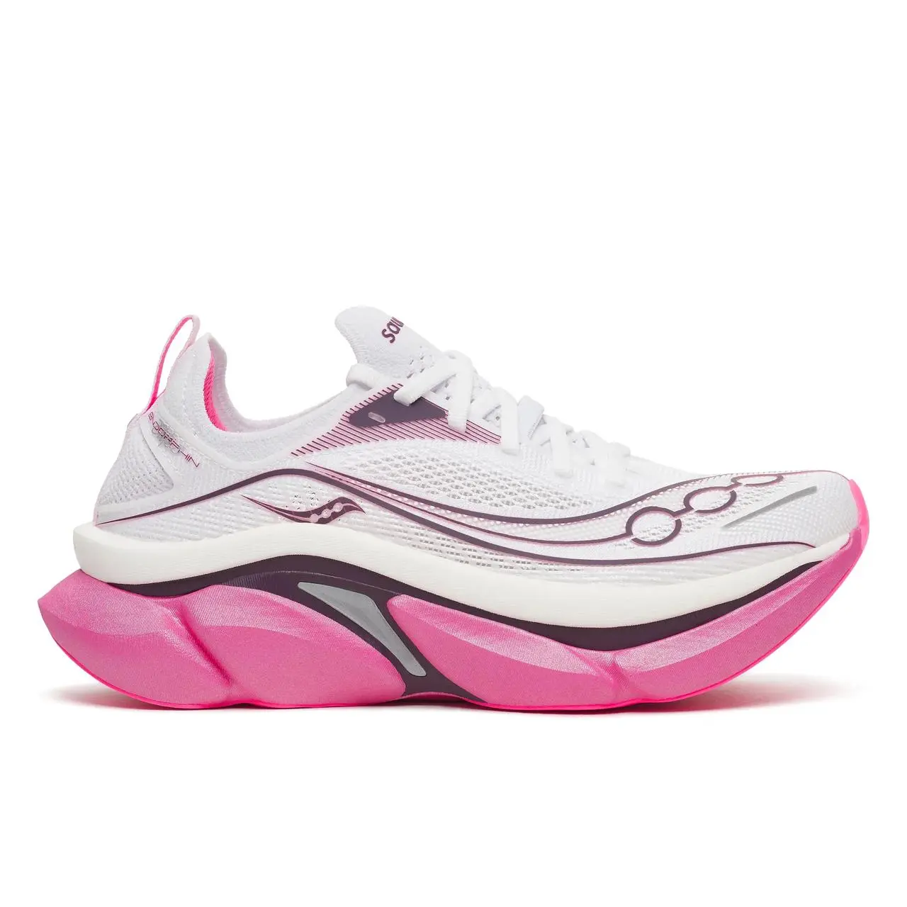 Saucony Endorphin Elite 3 racing flat in burnt-orange Space Cowboy colorway, side profile