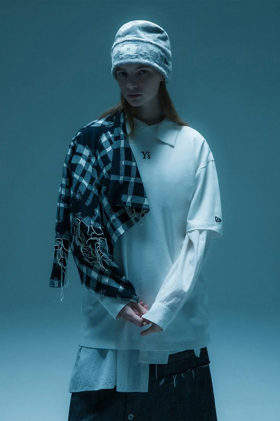 Y's x New Era FW26 apparel detail